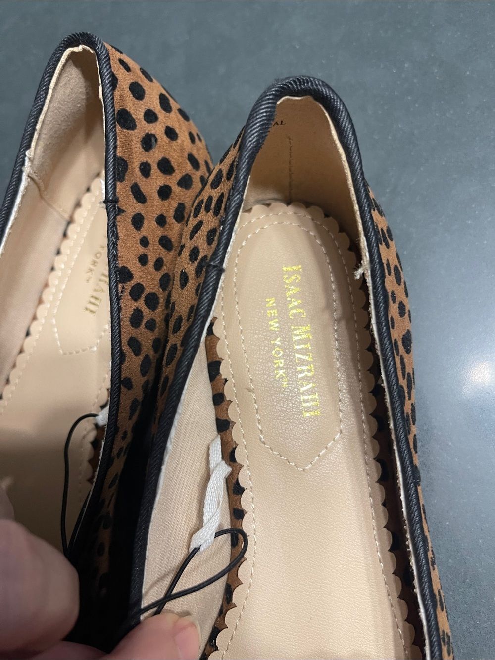 Isaac Mizrahi Leopard Print Suede Loafers - Brown/Black - Picture 8 of 11